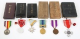 WWII JAPANESE MEDAL WITH CASE LOT OF 6