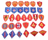 WWII US MARINE CORPS PATCH LOT