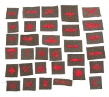 WWII US MARINE CORPS SPECIALIST SLEEVE PATCH LOT