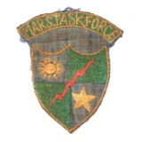 WWII US ARMY MARS TASK FORCE THEATER MADE PATCH