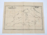 WWII USN MEDITERRANEAN BIGOT DRAGOON SECRET MAP