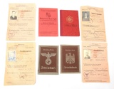 WWII GERMAN DOCUMENT & ID LOT