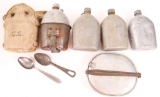 WWI US ARMY AEF CANTEEN & MESS KIT LOT OF 6