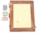 WWI - WWII GERMAN CLIPBOARD & MATCHBOX LOT