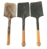 WWII SWISS ARMY SHOVEL LOT OF 3