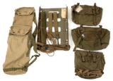 WWII US ARMY RADIO PACK FRAME & PACK LOT