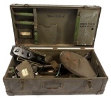 WWII US ARMY SCR-625-C METAL DETECTOR SET