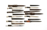 WWII GERMAN K98 BAYONET MIXED LOT OF 9