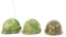 VIETNAM WAR US ARMY M1 COMBAT HELMET LOT OF 3