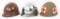 US ARMY M1 COMBAT HELMET WITH LINER LOT OF 3
