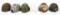 US ARMY PASGT & ACU COMBAT HELMET LOT OF 6