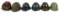 WORLD MILITARY COMBAT HELMET LOT OF 6