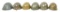 WORLD MILITARY COMBAT HELMET LOT OF 6