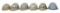 WORLD MILITARY COMBAT HELMET LOT OF 6