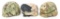 IRAQI WAR US ARMY - USMC COMBAT HELMET LOT OF 3