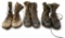 VIETNAM WAR US ARMY COMBAT JUNGLE BOOTS LOT OF 3