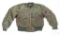 KOREA - VIETNAM WAR USAF PILOT FLIGHT JACKET L-2B