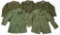 VIETNAM WAR US ARMY JUNGLE JACKET TYPE 3 LOT OF 5