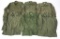 VIETNAM WAR US ARMY JUNGLE JACKET TYPE 3 LOT OF 6