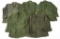 VIETNAM WAR US ARMY JUNGLE JACKET TYPE 3 LOT OF 5