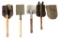 KOREAN WAR EASTERN BLOCK SHOVEL LOT OF 4