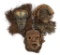 AFRICAN DAN GUERE MASK LOT OF 3