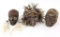 ASMAT TROPHY SKULL MODEL LOT OF 3