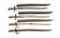 FRENCH MODEL 1842 & MODEL 1866 BAYONET LOT OF 4