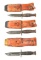 USAF PILOT SURVIVAL KNIFE LOT OF 3