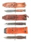 USAF PILOT SURVIVAL KNIFE LOT OF 3