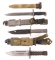 COLD WAR GREEK & US M1 & M9 BAYONET LOT OF 3