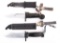 COLD WAR GERMAN & YUGOSLAVIAN AK-47 BAYONET LOT