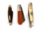 POCKETKNIFE LOT OF 3
