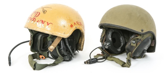 IRAQI WAR US ARMY TANKER HELMET LOT OF 2