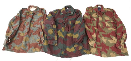 ITALIAN NAVY COMBAT CAMO FIELD JACKET LOT OF 3