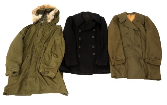 WWII - KOREAN WAR US ARMY WINTER COAT LOT