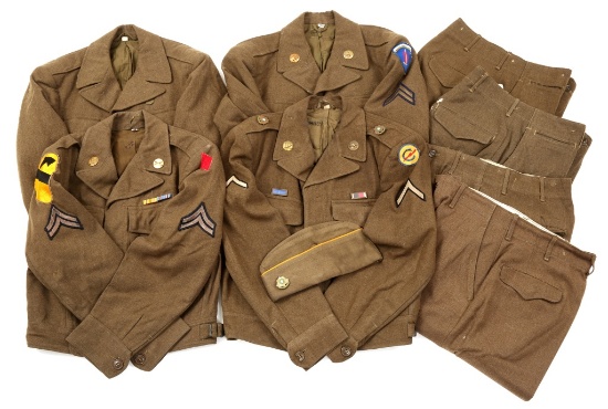 KOREAN WAR US ARMY DRESS UNIFORM & PANTS MIXED LOT
