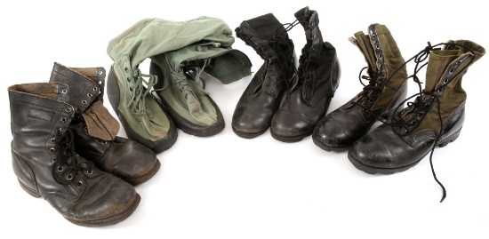 VIETNAM - DESERT STORM US ARMY BOOT MIXED LOT