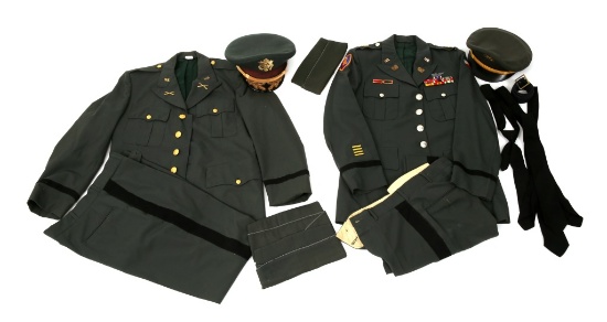 VIETNAM WAR US ARMY OFFICER & WO UNIFORM LOT