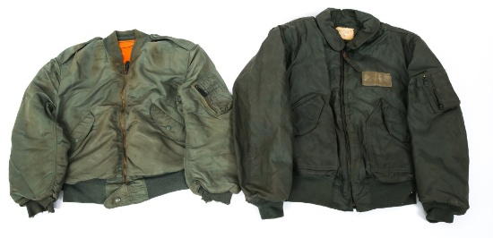 VIETNAM WAR USAF PILOT L-2B & M73 FLIGHT JACKET
