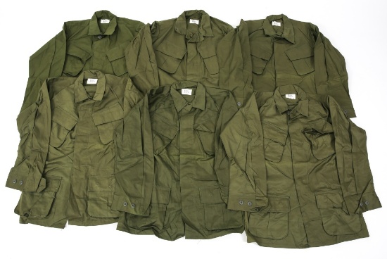 VIETNAM WAR US ARMY JUNGLE JACKET TYPE 3 LOT OF 6