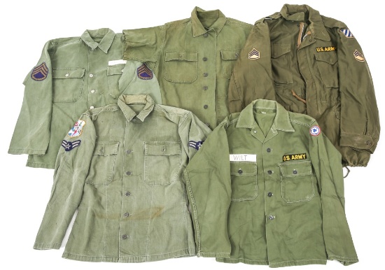 KOREA - EARLY VIETNAM WAR US ARMY UNIFORM LOT OF 6