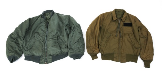 US ARMY - USAF PILOT FLIGHT JACKET LOT OF 2