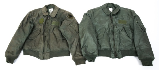 USAF PILOT FLIGHT JACKET TYPE CWU-45/P LOT OF 2