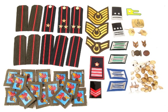 COLD WAR WORLD INSIGNIA, PATCH & BUTTON LOT