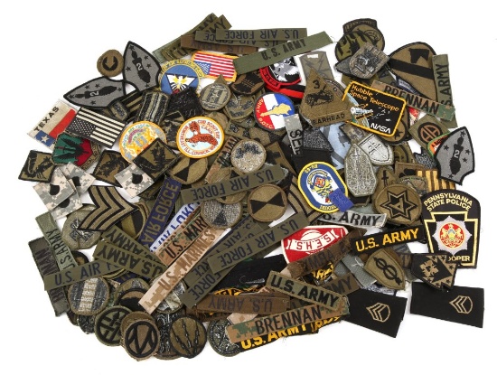 US ARMY PATCH LARGE MIXED LOT