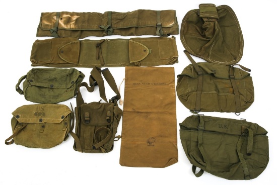 KOREAN - VIETNAM WAR US ARMY FIELD GEAR LOT