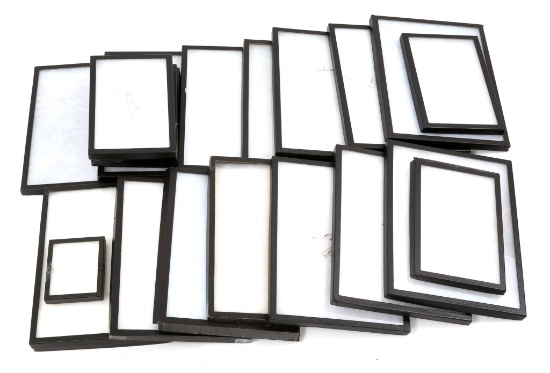 DISPLAY CASE LARGE MIXED LOT OF 22