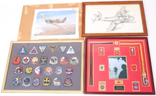 KOREAN WAR AIRBORNE TRIBUTE & AIRCRAFT PRINT LOT