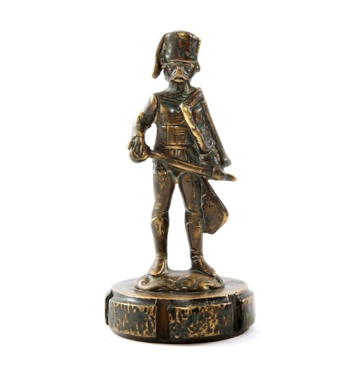 ANTIQUE AUTOMOBILE RADIATOR CAP FIGURE